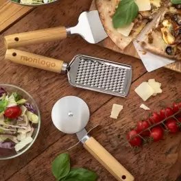 SET PERSONNALISABLE USTENSILES PIZZA 'ATTERA'