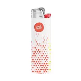 BRIQUET PERSONNALISABLE BIC® PUFFY RELIEF 'FIREFLAMME'