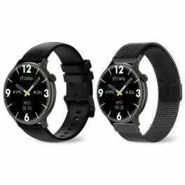 MONTRE CONNECTEE AVEC 2 BRACELETS PERSONNALISABLE 'STYLTY'