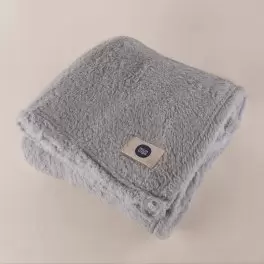 PLAID FLUFFY PERSONNALISABLE 'VERBIER' 240GR/M²