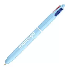 STYLO BIC 4 COUL PERSONNALISABLE 'PASTEL' EXP.72H