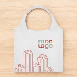SAC SHOPPING PLIABLE RPET 100 % PERSONNALISE 'ASITO'