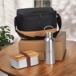 COFFRET PERSONNALISE BOUTEILLE LUNCH BOX SAC 'SOUS'