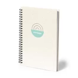 CARNET A5 CARTON RECYCLE SPIRALE PERSONNALISABLE 'LAURENT'