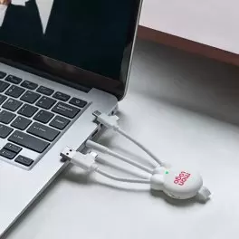 CABLE CHARGE 3 EN 1 PERSONNALISABLE BLUETOOTH 'OCTOPUS BT'