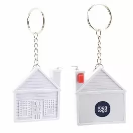 PORTE CLES PERSONNALISABLE METRE RUBAN 'DANO MAISON 1M'