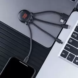 CABLE DE CHARGE 3 EN 1 PERSONNALISABLE 'OCTOPUS OBP'