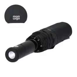 PARAPLUIE PLIABLE LED PERSONNALISABLE 'LIGHTRAIN'