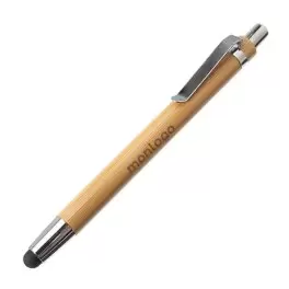 STYLO PERSONNALISABLE BAMBOU MINE NOIRE 'ANDREA'