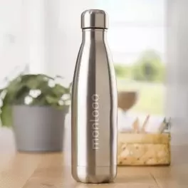 BOUTEILLE EN INOX 650ML PERSONNALISABLE 'BRUITO'