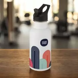 GOURDE DE SPORT PERSONNALISEE EN ACIER 500ML 'PITON'