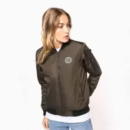 VESTE BOMBER FEMME PERSONNALISABLE 'JET STREAM'