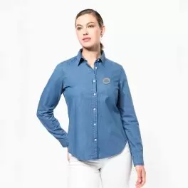 CHEMISE FEMME PERSONNALISEE 'URBAN DENIM'