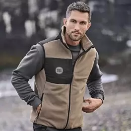 BODYWARMER POLAIRE PERSONNALISE MIXTE 'MOUNTAIN FLEECE'