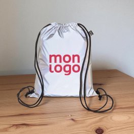 SAC CORDELETTES RPET REFLECHISSANT PERSONNALISE 'FRACI'