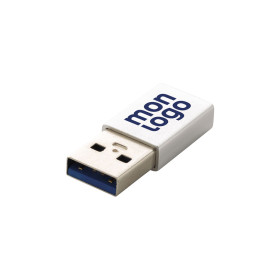 ADAPTATEUR PERSONNALISÉ USB-A VERS USB-C 'EXIT'