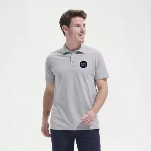 POLO PERSONNALISÉ HOMME 'SPRING' COULEUR 210 GR/M²