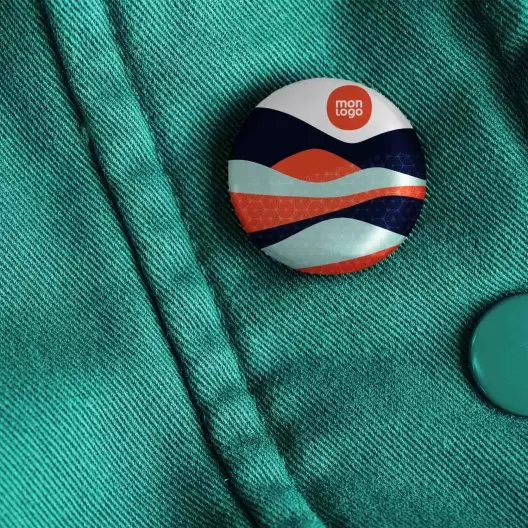 BADGE PUBLICITAIRE 'ELIAN' BRILLANT