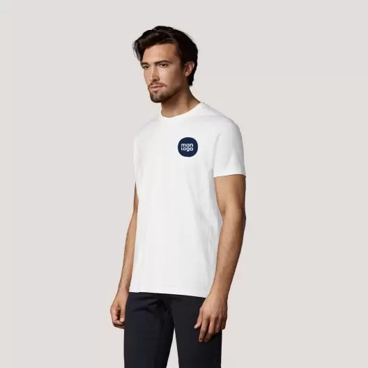 TEE SHIRT BLANC HOMME PUBLICITAIRE 'IMPERIAL' 190 GR/M²