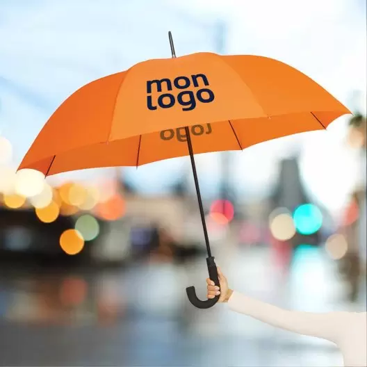 PARAPLUIE DEMI GOLF MANCHE CANNE A OUVERTURE AUTOMATIQUE 'SUBWAY'