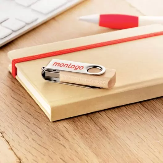 CLE USB PUBLICITAIRE 'TURNWOODFLASH'