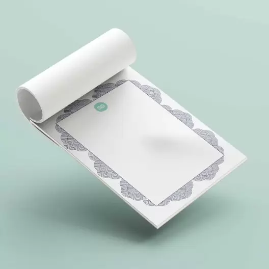 BLOC NOTES PERSONNALISÉ A5 'ARTUS' 25, 50 ET 100 FEUILLES