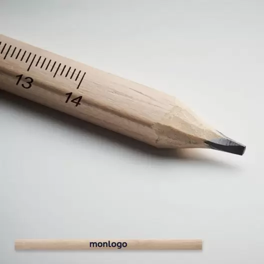 CRAYON DE CHARPENTIER AVEC RÈGLE 'JOSEPH'