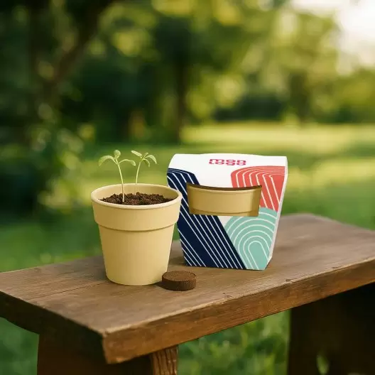 KIT DE PLANTATION BIODÉGRADABLE PERSONNALISÉ 'ARROSY'