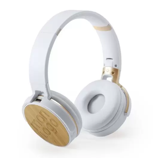 CASQUE BLUETOOTH® PERSONNALISABLE EN ABS ET BAMBOU 'SIRKA'