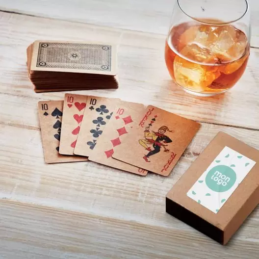 JEU DE 54 CARTES PERSONNALISÉ 'VALETO'