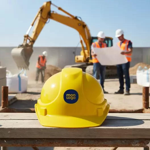 CASQUE DE SECURITE PERSONNALISABLE 'HELMO'