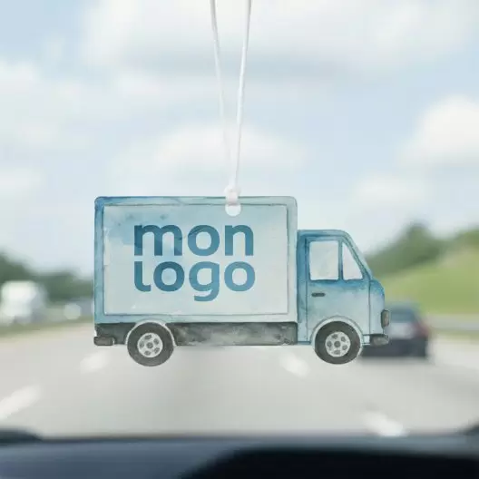 DESODORISANT VOITURE PERSONNALISABLE 'KENDO CAMION'