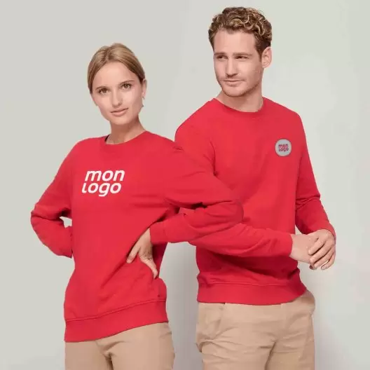 SWEAT SHIRT PUBLICITAIRE MIXTE 'COMET' 280 GR/M²
