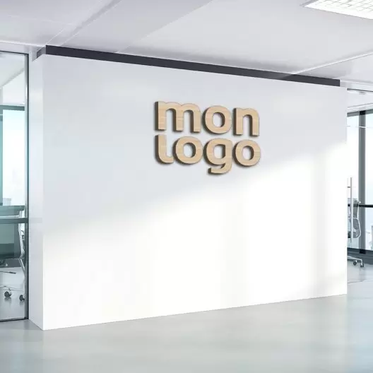 ENSEIGNE 3D PERSONNALISÉE EN BOIS 'FOREST'