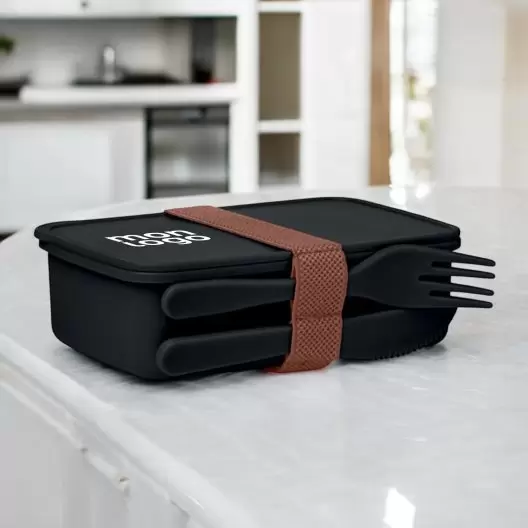 LUNCH BOX PERSONNALISÉE AVEC COUVERTS 'DOPPITA'