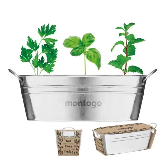 BAC À PLANTES PERSONNALISÉ 'BASILICA'