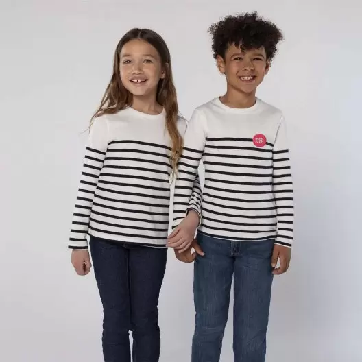 TEE SHIRT PERSONNALISÉ RAYÉ ENFANT 'MATELOT'