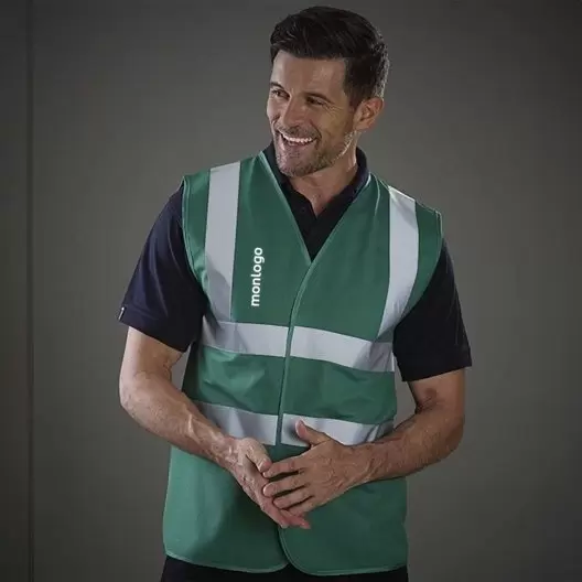 GILET DE SÉCURITÉ PERSONNALISÉ YOKO® 'SECUR'