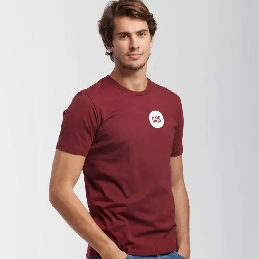 TEE SHIRT PERSONNALISÉ BIO HOMME 180 GR/M² LES FILOSOPHES® 'DESCARTES'