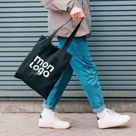TOTE BAG PUBLICITAIRE AVEC ANSES LONGUES 'BONITO RPET'