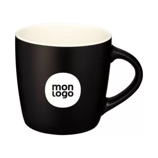 MUG PERSONNALISÉ EN CERAMIQUE 'COLLY NOIR'
