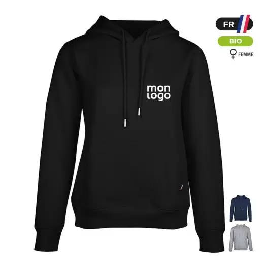 SWEAT SHIRT PERSONNALISÉ FEMME MIF BIO VADF® 'LUCETTE'