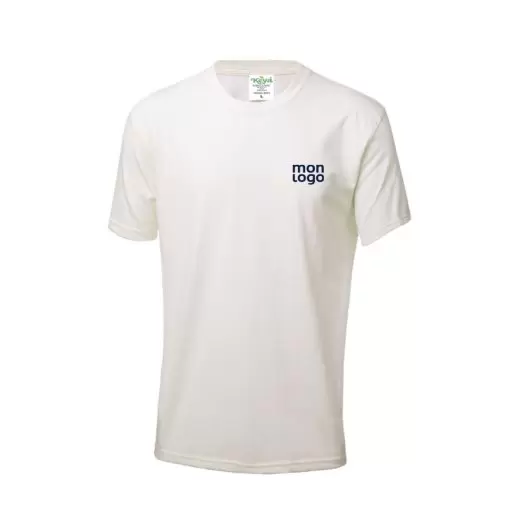 TEE SHIRT PERSONNALISÉ MIXTE 'NAYA BIO' 150 GR/M²