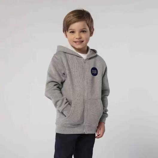 SWEAT SHIRT PUBLICITAIRE CAPUCHE ENFANT 'STONE'