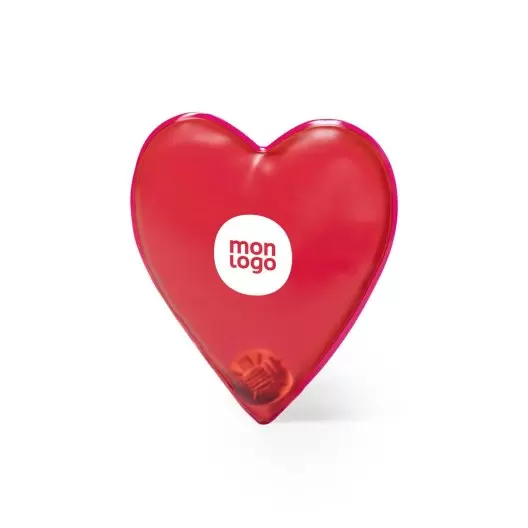 CHAUFFERETTE PERSONNALISABLE FORME COEUR 'VARMO'