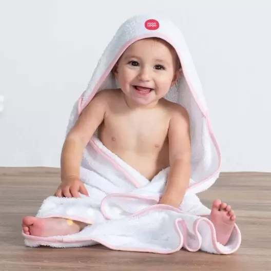 CAPE BAIN PERSONNALISABLE BEBE TOWEL CITY® 'CAPIMOU'