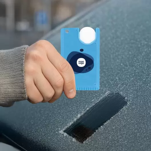 GRATTOIR PARE BRISE PUBLICITAIRE AVEC JETON 'WINTA'