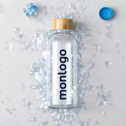 BOUTEILLE PERSONNALISÉE EN RPET 600 ML 'SOLARAX'