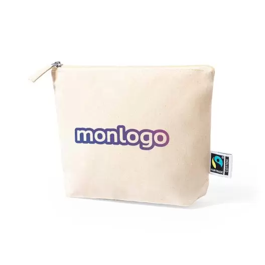 TROUSSE DE TOILETTE PUBLICITAIRE COTON BIO 180G 'KIRU'