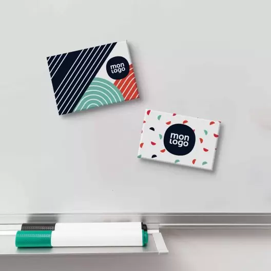 MAGNET PUBLICITAIRE RIGIDE 'COURSY RECTANGLE' 